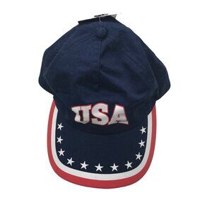 Wemco Men's Dad Hat USA Red White Blue Snapback Baseball Cap New
